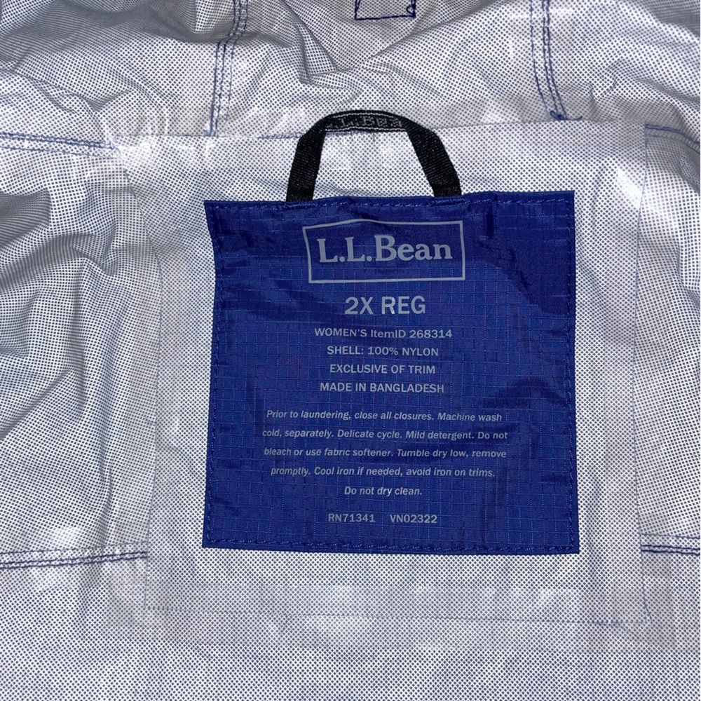 Women’s 2X Reg Long Rain Coat